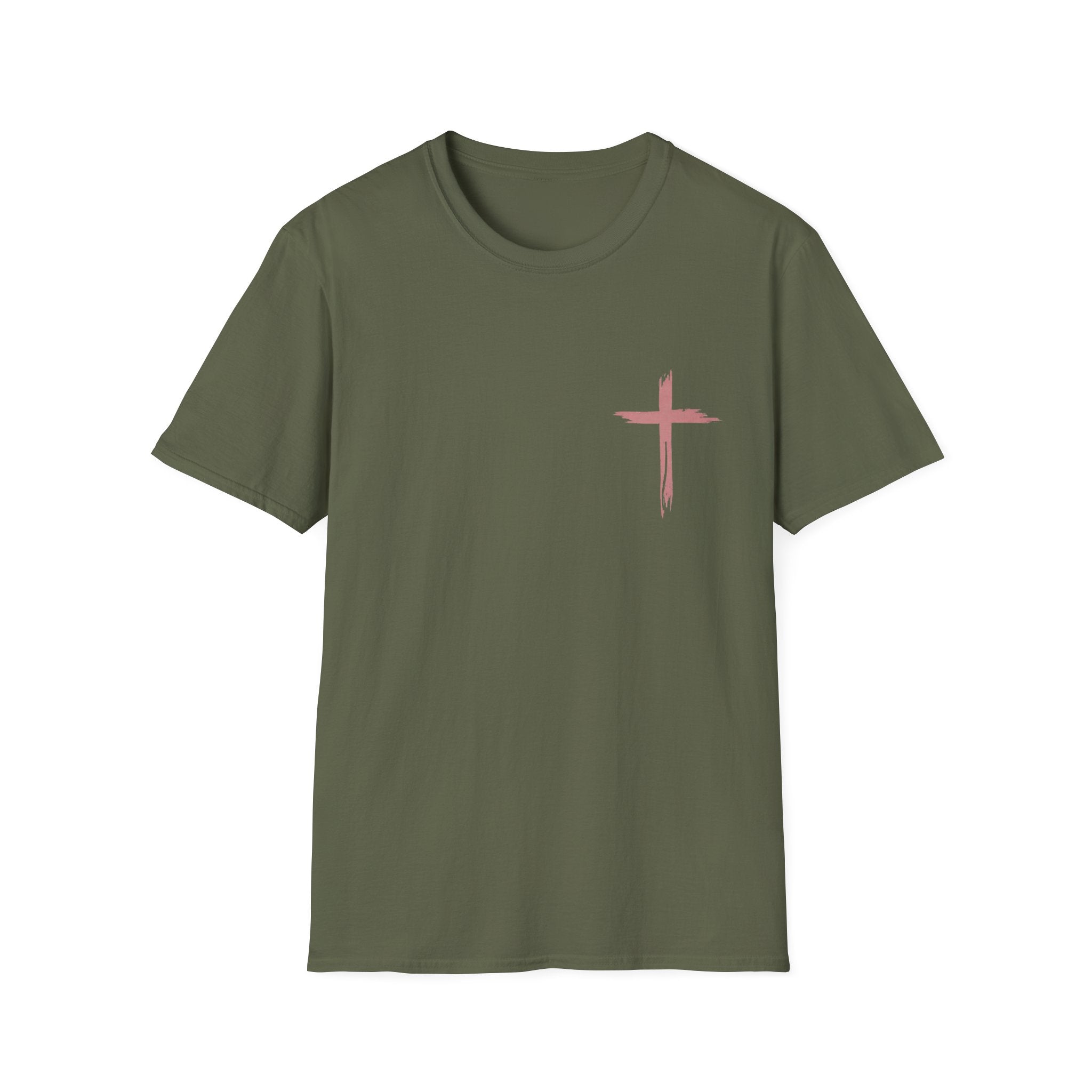 Faith Cross T-Shirt — Christian Faith Graphic Tee with Scripture Text