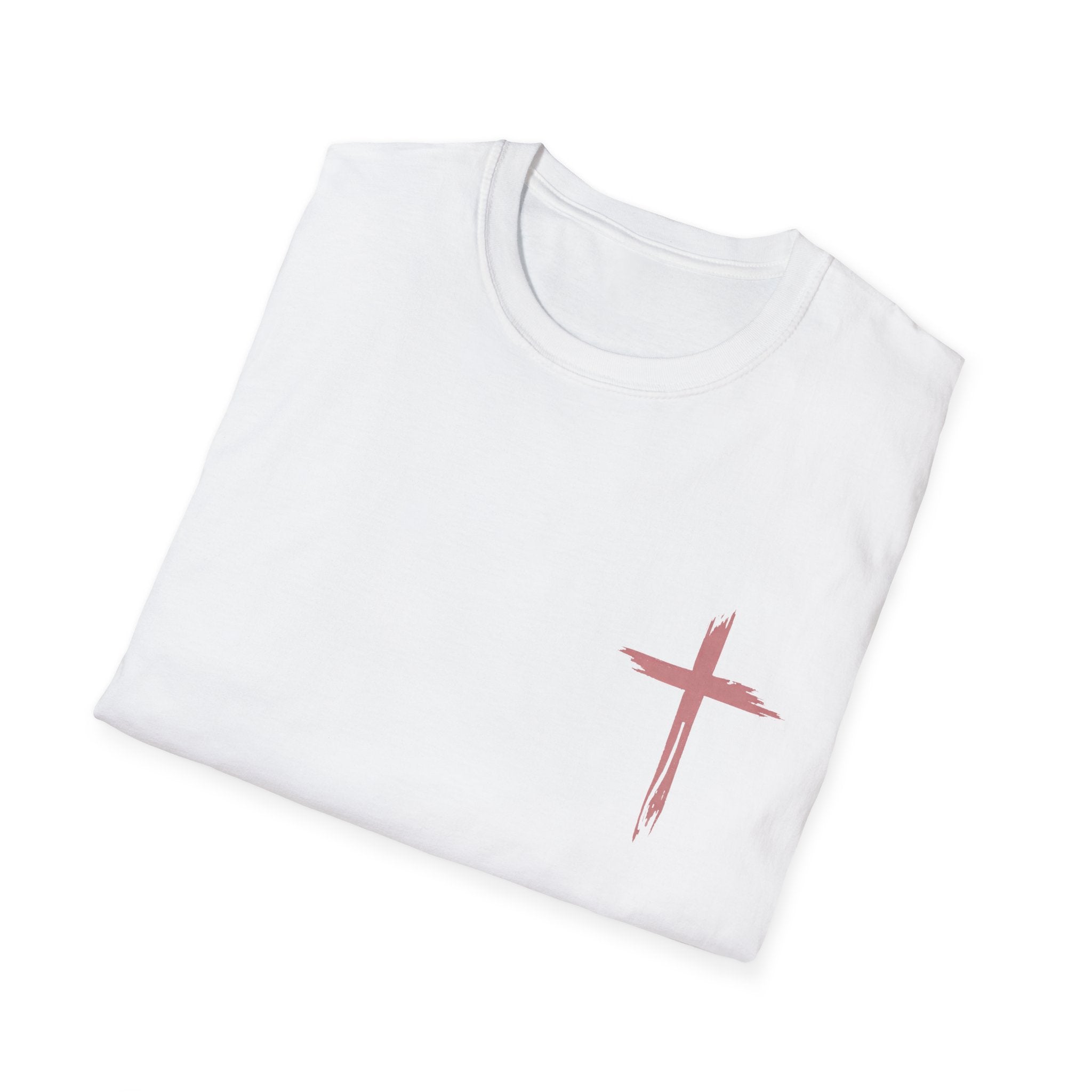 Faith Cross T-Shirt — Christian Faith Graphic Tee with Scripture Text